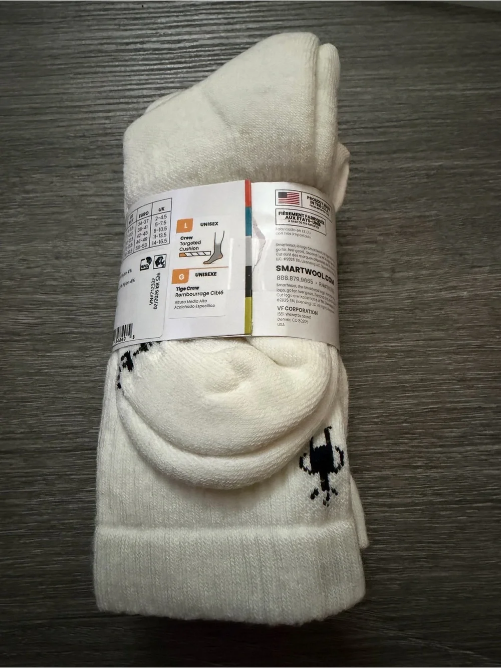 NWT Smartwool Everyday Athletic Crew Socks